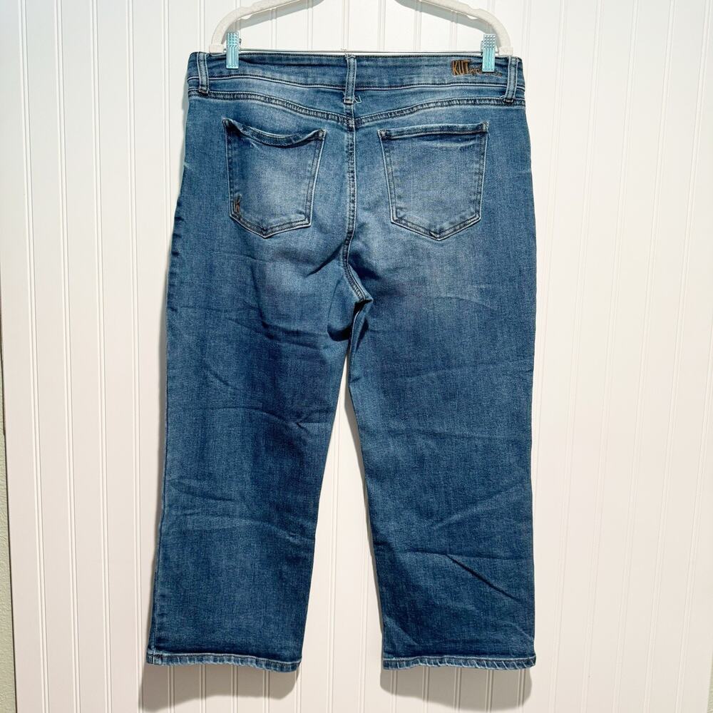 Kut From The Kloth Lucy High Rise Wide Leg Jeans Size 14 Petite - Picture 6 of 7